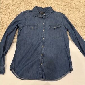 Banana Republic Men's Casual Blue Shirt 100% cotton